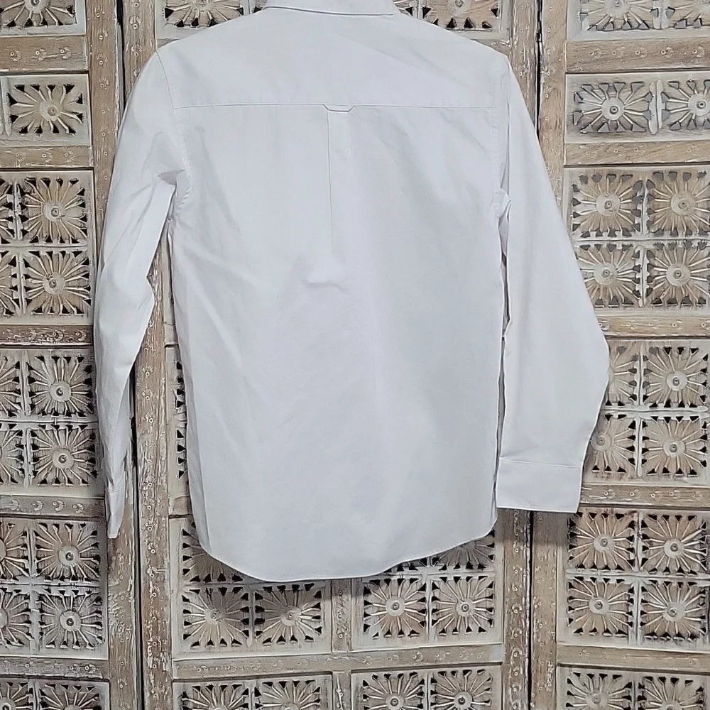 Chaps Kids Classic White Button Down Shirt 16